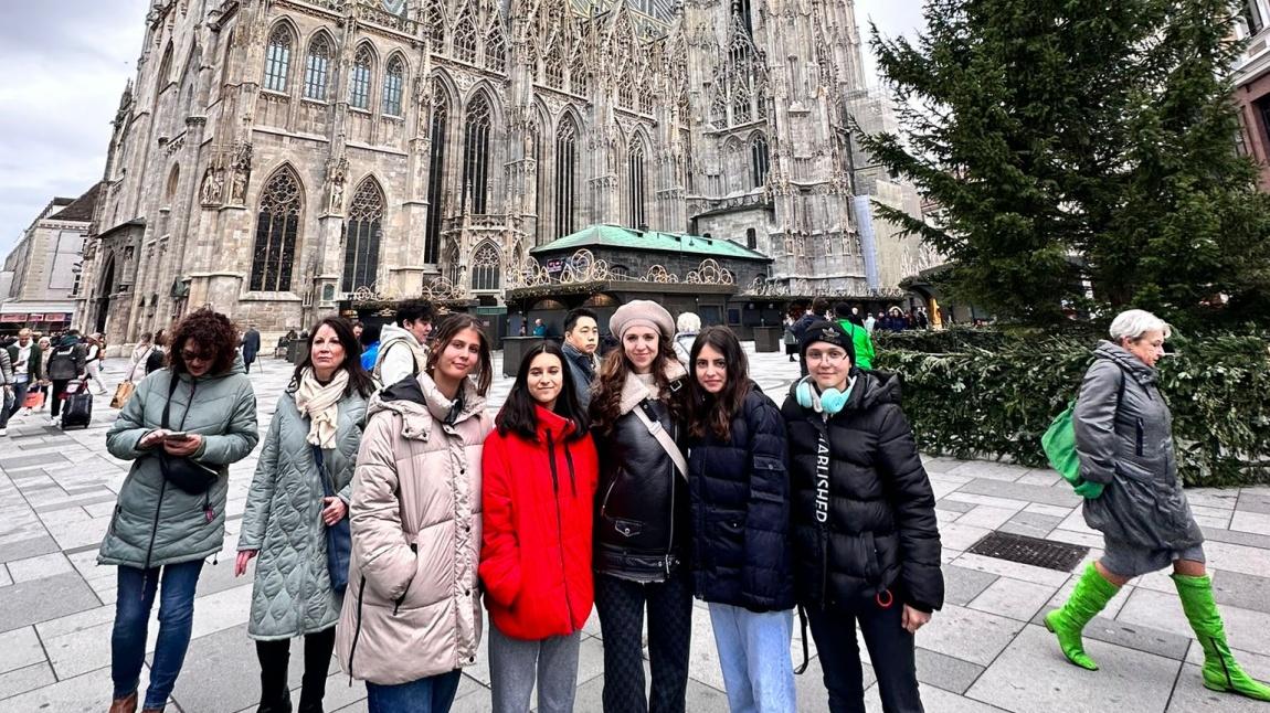 Okulumuz Öğrencileri Erasmus Projesi kapsamında Viyanadı