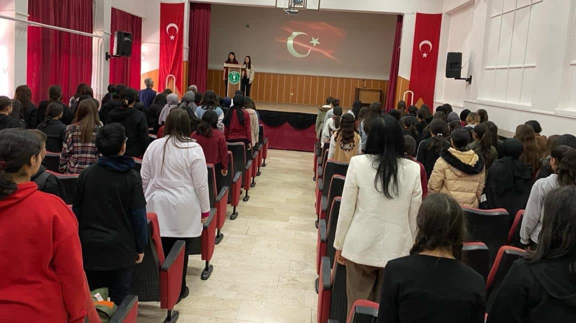 Okulumuzda 12 Mart İstiklal Marşının Kabulü ve Mehmet Akif Ersoy u Anma Programı Yapıldı